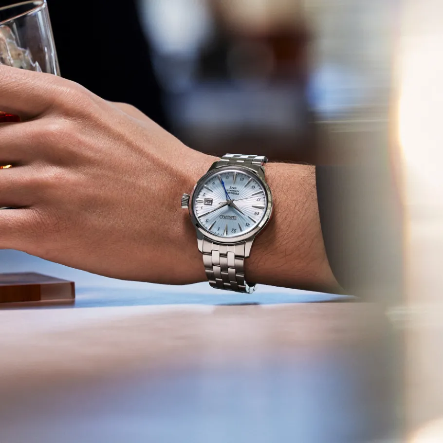 Homme Seiko boutique Montre Gmt|Montre Automatique^Automatique Cocktail GMT 4R34 Bleue