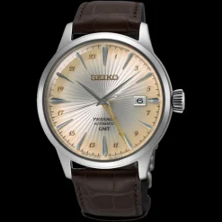 Homme Seiko boutique Montre Gmt|Montre Automatique^Automatique Cocktail GMT 4R34 Crème