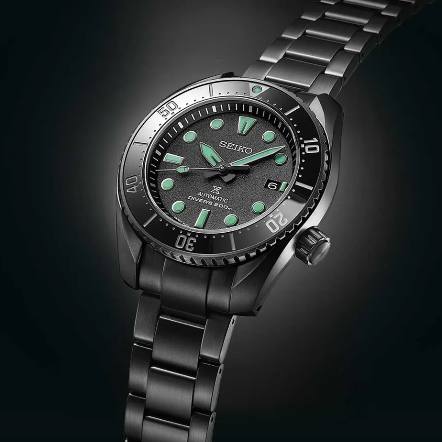 Homme Seiko boutique Editions Limitées|Montre Noire Homme^Automatique Diver's 200M