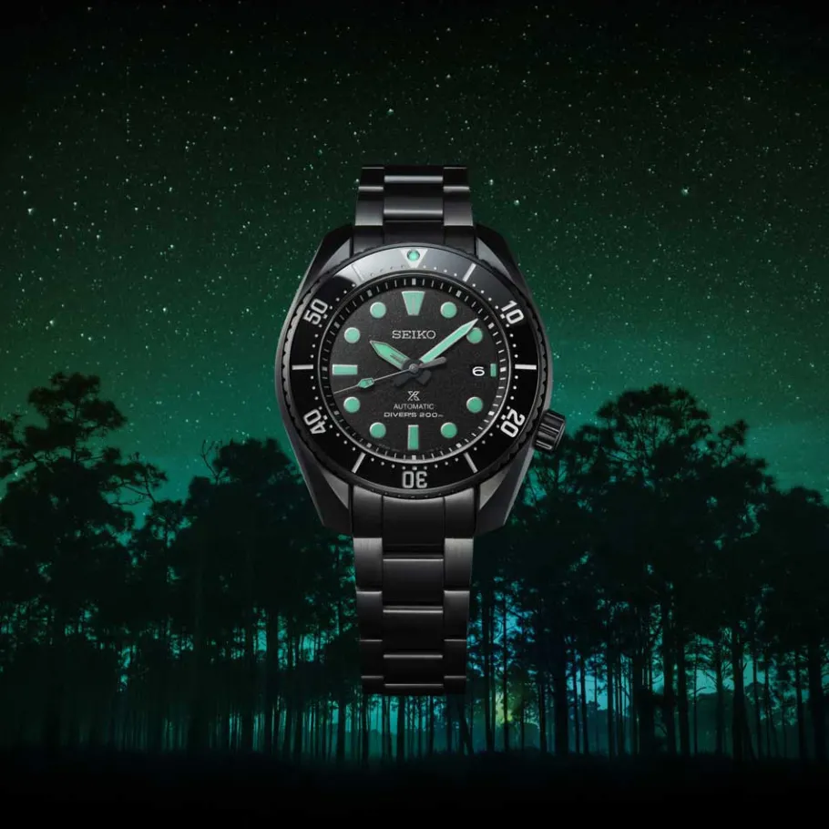 Homme Seiko boutique Editions Limitées|Montre Noire Homme^Automatique Diver's 200M