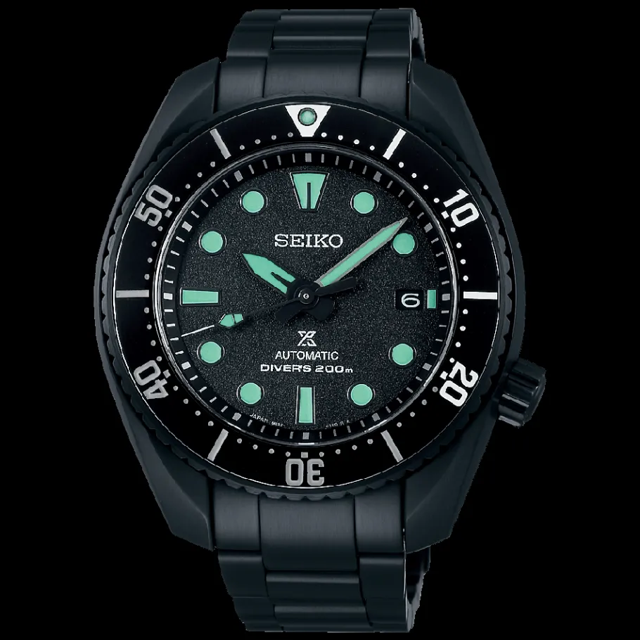 Homme Seiko boutique Editions Limitées|Montre Noire Homme^Automatique Diver's 200M