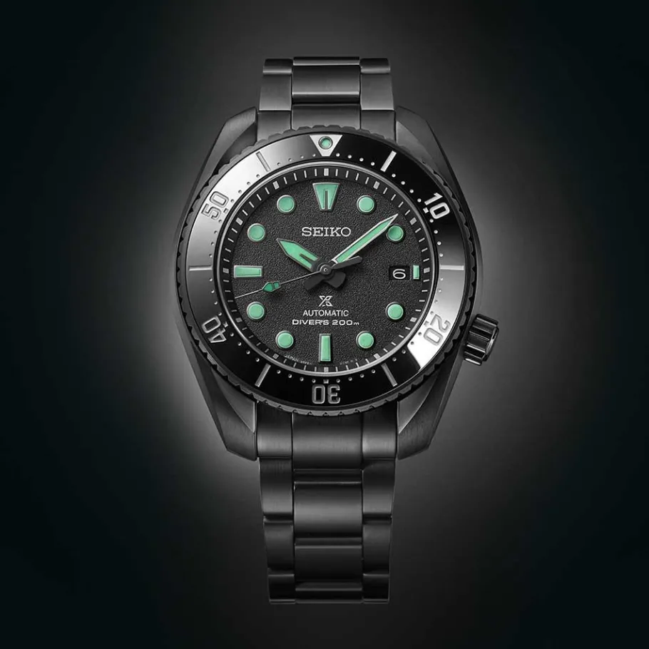 Homme Seiko boutique Editions Limitées|Montre Noire Homme^Automatique Diver's 200M