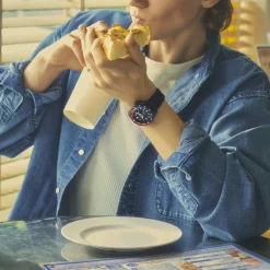Homme Seiko boutique Editions Limitées|Montre Noire Homme^Automatique GMT PEPSI® Edition Limitée