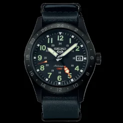 Homme Seiko boutique Montre Noire Homme|Montres Cuir Homme^Automatique GMT SSK025K1