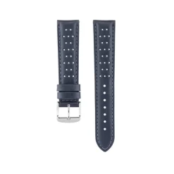 Seiko boutique Bracelets De Montres^Bracelet cuir perfore bleu