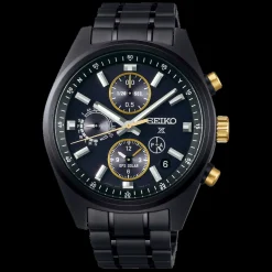 Homme Seiko boutique Editions Limitées|Montre Noire Homme^Chronographe GPS Solaire