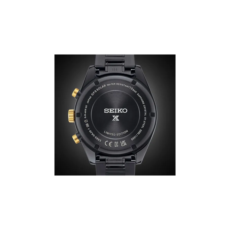 Homme Seiko boutique Editions Limitées|Montre Noire Homme^Chronographe GPS Solaire