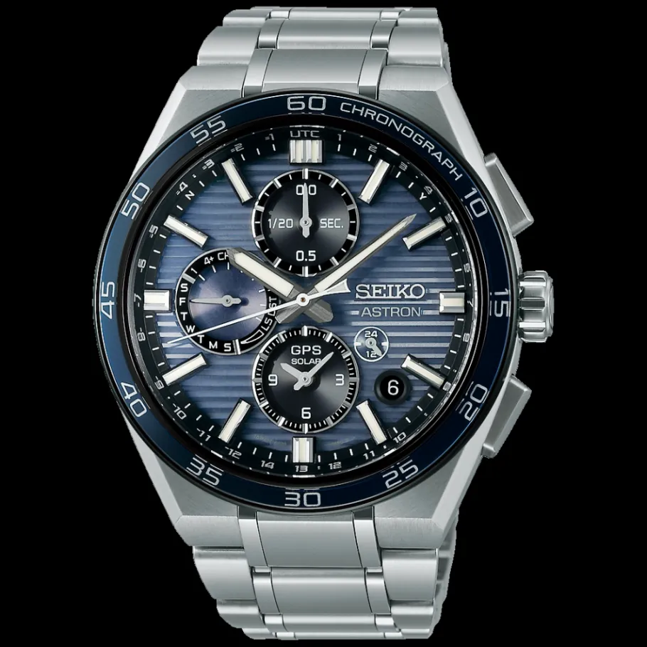 Homme Seiko boutique Montre Quartz Gps Solaire^Chronographe GPS Solaire Dual Time