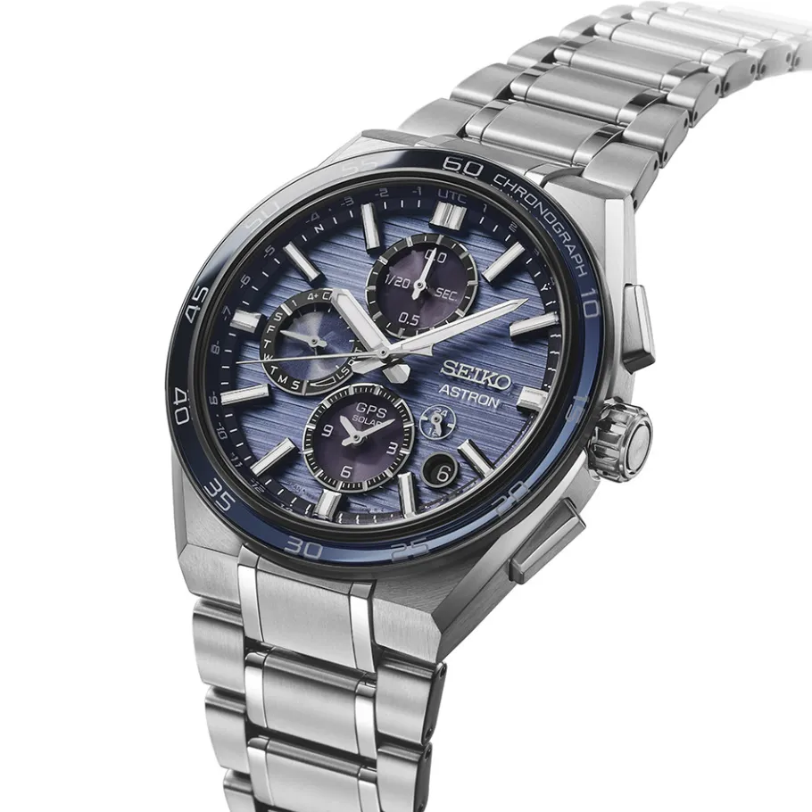Homme Seiko boutique Montre Quartz Gps Solaire^Chronographe GPS Solaire Dual Time