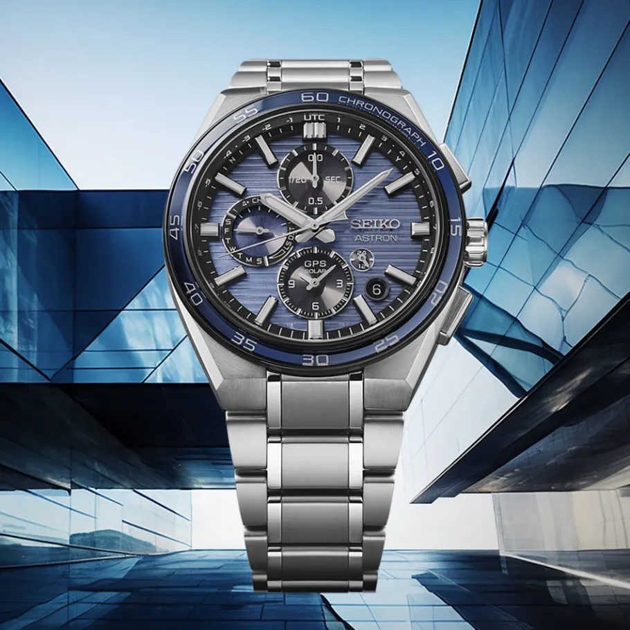 Homme Seiko boutique Montre Quartz Gps Solaire^Chronographe GPS Solaire Dual Time