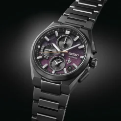 Homme Seiko boutique Editions Limitées|Montre Noire Homme^Montre GPS Solaire Dual Time