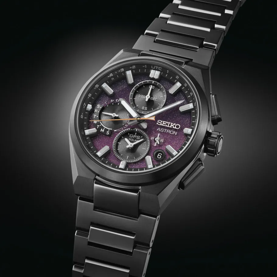Homme Seiko boutique Editions Limitées|Montre Noire Homme^Montre GPS Solaire Dual Time