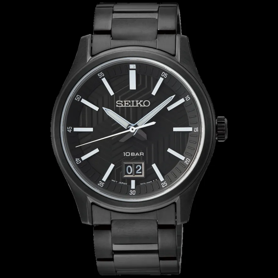 Homme Seiko boutique Montre Noire Homme|Montre Quartz^Quartz 3 aiguilles