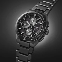 Homme Seiko boutique Montre Noire Homme|Montre Quartz Gps Solaire^Quartz GPS Solaire