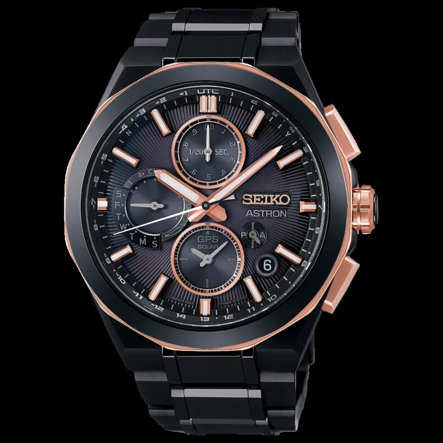 Homme Seiko boutique Editions Limitées|Montre Noire Homme^Quartz GPS Solaire