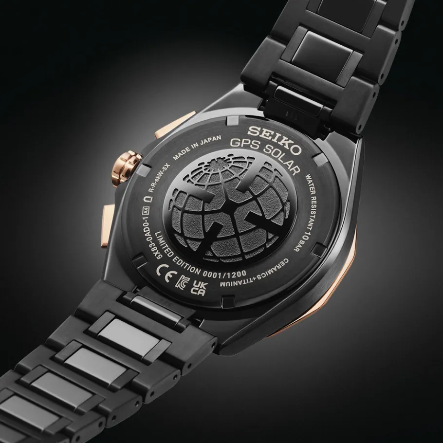 Homme Seiko boutique Editions Limitées|Montre Noire Homme^Quartz GPS Solaire