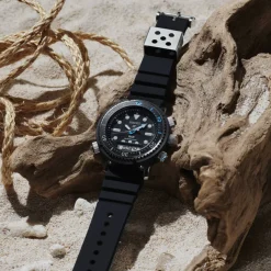 Homme Seiko boutique Montre Noire Homme|Montre De Plongée^Quartz Solaire Diver's 200M