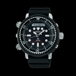 Homme Seiko boutique Montre Noire Homme|Montre De Plongée^Quartz Solaire Diver's 200M